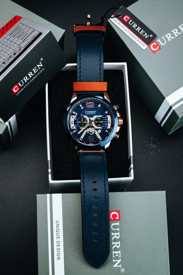 RELOJ CURREN 8329 EN CUERO ORIGINAL