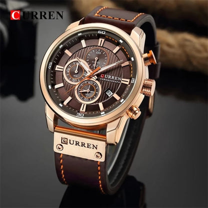 RELOJ CURREN 8291 EN CUERO