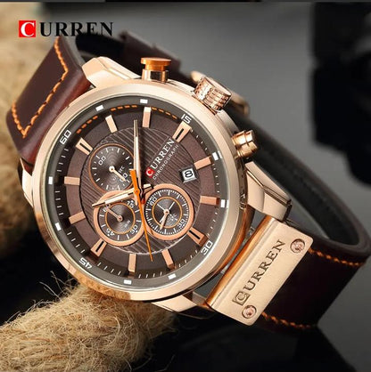 RELOJ CURREN 8291 EN CUERO