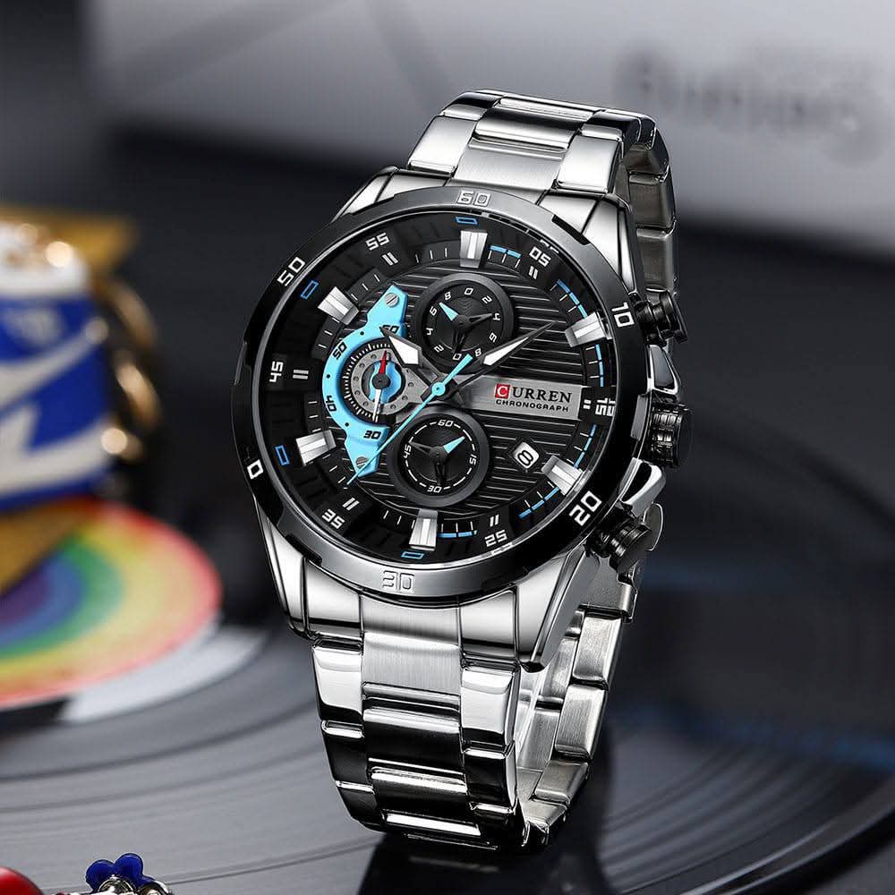 COMBO RELOJ CURREN 8402+AUDIFONOS M19