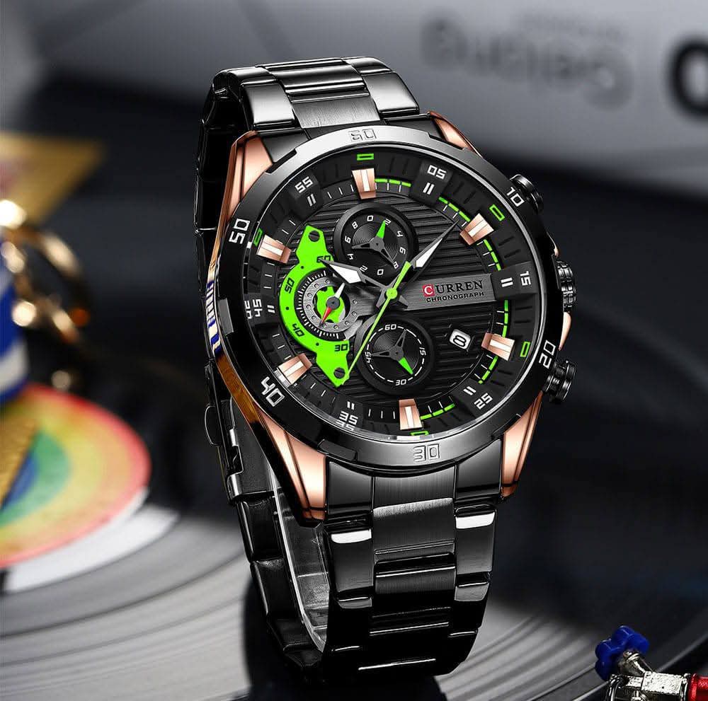 COMBO RELOJ CURREN 8402+AUDIFONOS M19