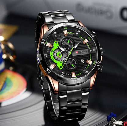 COMBO RELOJ CURREN 8402+AUDIFONOS M19